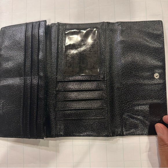 Vintage Coach Wallet Black/White - Picture 5 of 14